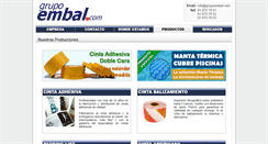 Desktop Screenshot of grupoembal.com